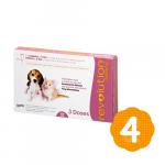 レボリューション子犬子猫用(体重2.3kg以下)　4箱