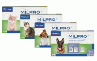 ミルプロ(Milpro) | 小型猫用 | 0.5-2kg | ビルバック | フィラリア