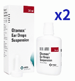 オトマックス | 34ml | イヤードロップス | 犬用 | 2本