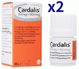 カルダリス 5mg/40mg | 30錠x2 | 犬用 | うっ血性心不全 | 慢性変性性弁膜症